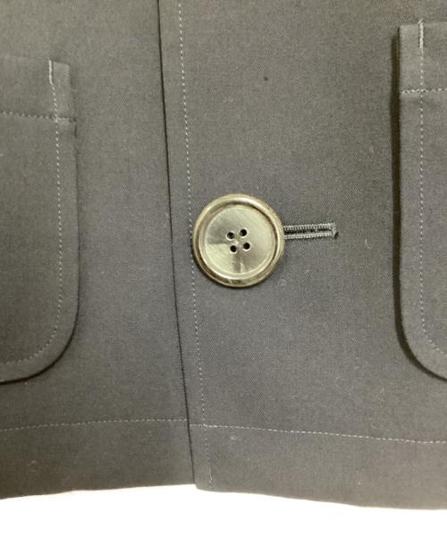 tricot COMME des GARCONS（トリココムデギャルソン）tricot COMME des GARCONS (トリココムデギャルソン) デカボタン裏ドットノーカラージャケット ネイビー サイズ:Sの古着・服飾アイテム