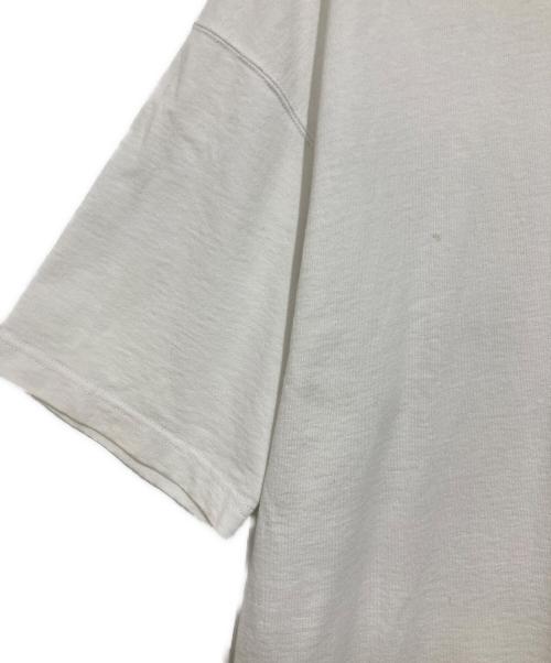 COMME des GARCONS HOMME（コムデギャルソン オム）COMME des GARCONS HOMME (コムデギャルソン オム) 製品加工ポケット付き クルーネック シャツ ホワイト サイズ:Mの古着・服飾アイテム