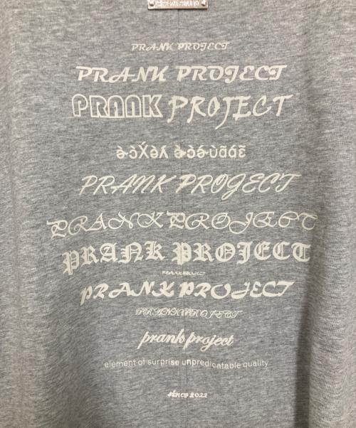 PRANK PROJECT（プランクプロジェクト）PRANK PROJECT (プランクプロジェクト) ボディピアスオーバーTシャツ グレー サイズ:Free 未使用品の古着・服飾アイテム