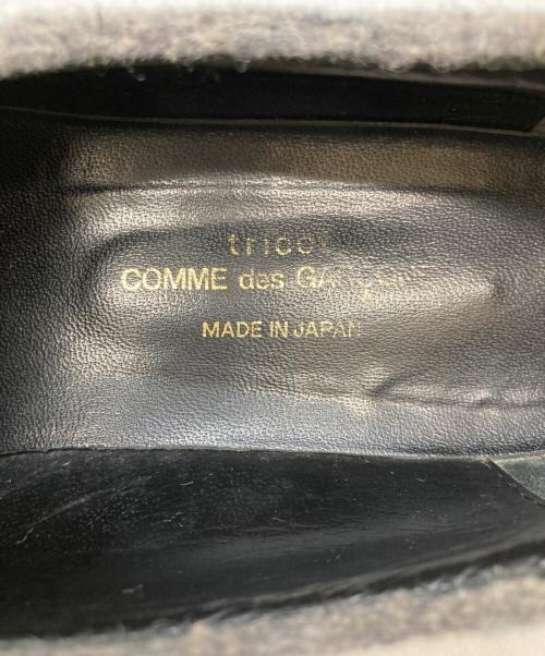 tricot COMME des GARCONS（トリココムデギャルソン）tricot COMME des GARCONS (トリココムデギャルソン) フェルトシューズ グレー サイズ:221/2の古着・服飾アイテム