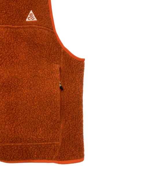 NIKE ACG（ナイキエーシージー）NIKE ACG (ナイキエーシージー) フリースベスト オレンジ サイズ:XLの古着・服飾アイテム