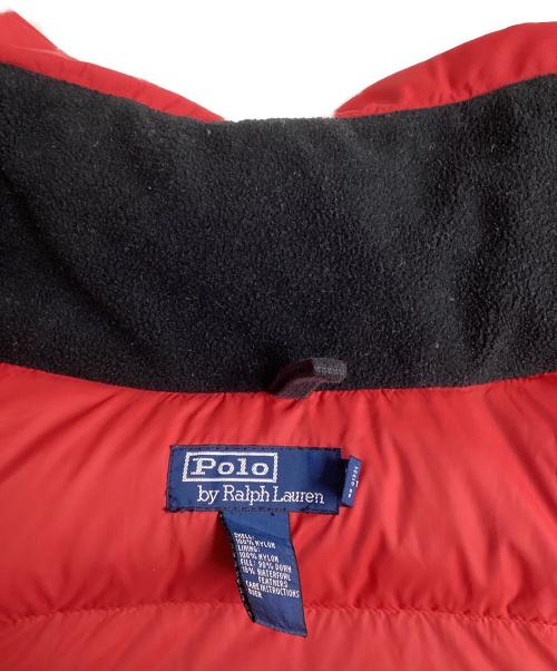 POLO RALPH LAUREN（ポロ・ラルフローレン）POLO RALPH LAUREN (ポロ・ラルフローレン) ダウンジャケット レッド サイズ:Sの古着・服飾アイテム