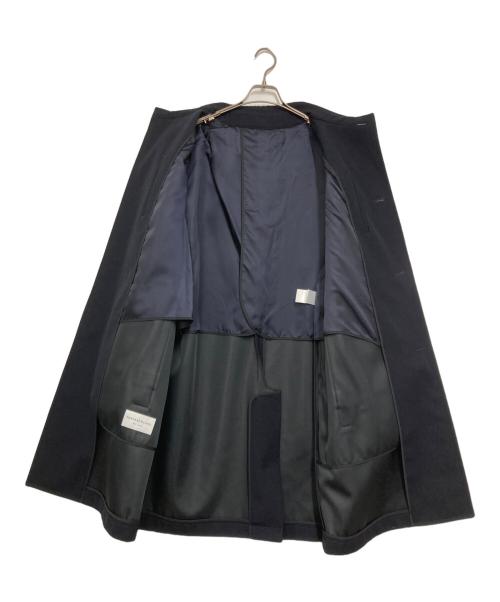 TOMORROW LAND（トゥモローランド）TOMORROW LAND (トゥモローランド) ウールサージ ステンカラーコート ネイビー サイズ:44の古着・服飾アイテム