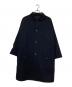 TOMORROW LAND（トゥモローランド）の古着「ウールサージ ステンカラーコート」｜ネイビー