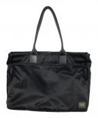 PORTERポーター）の古着「TIME TOTE BAG」｜ブラック