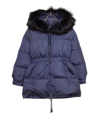 中古・古着通販】PRADA (プラダ) フォックスファー 三角ロゴ ダウン