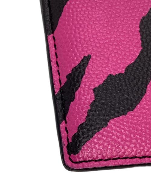 Saint Laurent Paris（サンローランパリ）Saint Laurent Paris (サンローランパリ) カードケース ピンクの古着・服飾アイテム