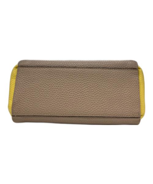 Kate Spade（ケイトスペード）Kate Spade (ケイトスペード) 2WAYショルダーバッグ イエロー×ベージュの古着・服飾アイテム