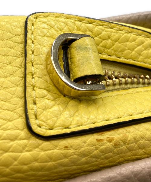 Kate Spade（ケイトスペード）Kate Spade (ケイトスペード) 2WAYショルダーバッグ イエロー×ベージュの古着・服飾アイテム