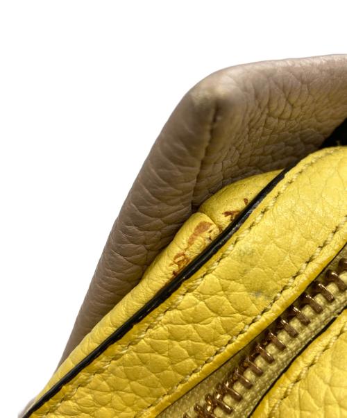 Kate Spade（ケイトスペード）Kate Spade (ケイトスペード) 2WAYショルダーバッグ イエロー×ベージュの古着・服飾アイテム