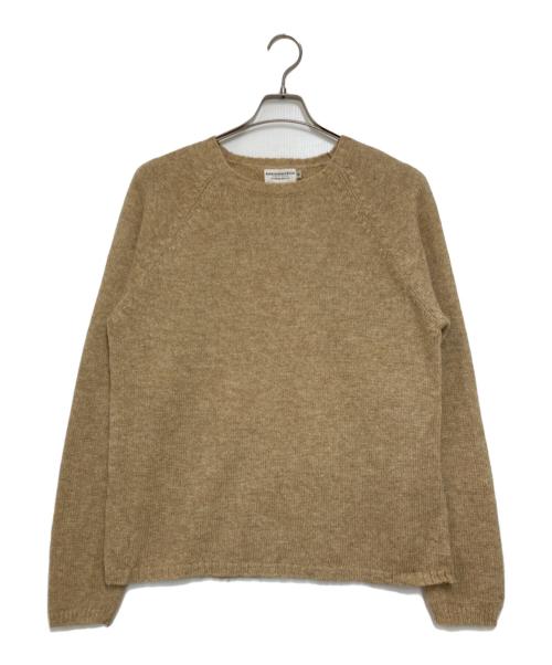 Abercrombie & Fitch（アバクロンビー アンド フィッチ）Abercrombie & Fitch (アバクロンビー アンド フィッチ) ラムウールラグランニット ベージュ サイズ:Mの古着・服飾アイテム