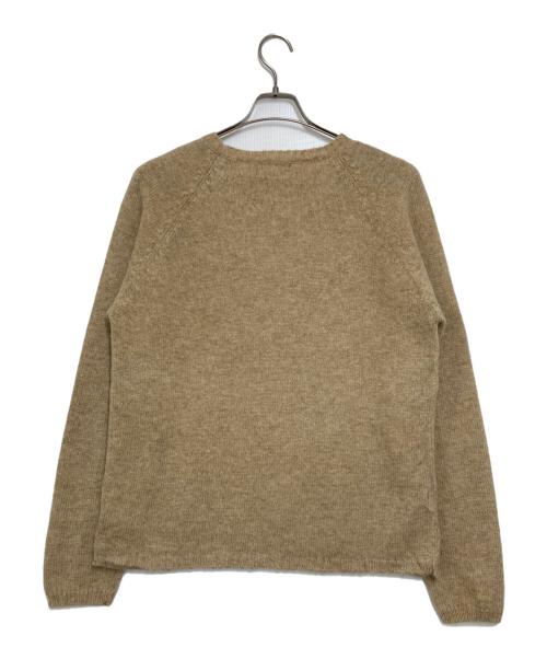 Abercrombie & Fitch（アバクロンビー アンド フィッチ）Abercrombie & Fitch (アバクロンビー アンド フィッチ) ラムウールラグランニット ベージュ サイズ:Mの古着・服飾アイテム