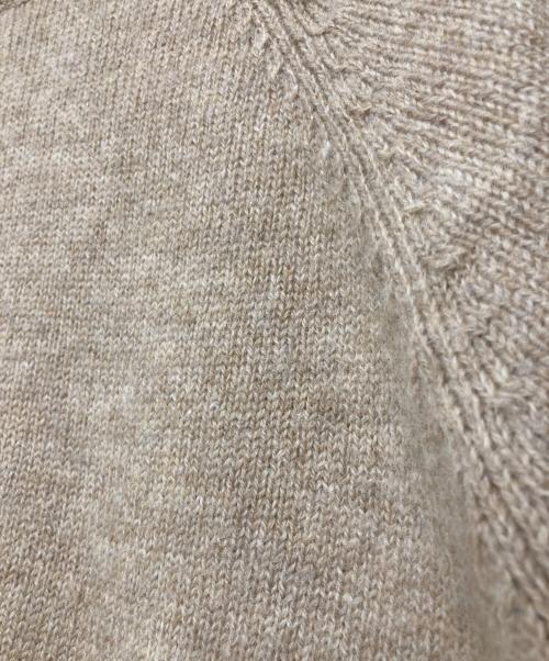 Abercrombie & Fitch（アバクロンビー アンド フィッチ）Abercrombie & Fitch (アバクロンビー アンド フィッチ) ラムウールラグランニット ベージュ サイズ:Mの古着・服飾アイテム