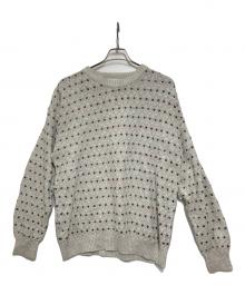 ST JOHN'S BAY（セントジョンズベイ）の古着「コットンブレンドレトロニット」｜ライトグレー