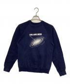 SCREEN STARSスクリーンズスターズ）の古着「80’s ラグランギャラクシープリントスウェット」｜ネイビー