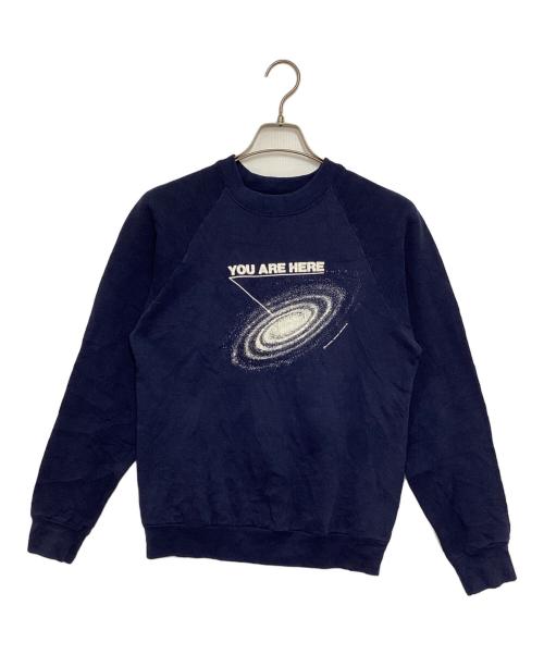 SCREEN STARS（スクリーンズスターズ）SCREEN STARS (スクリーンズスターズ) 80’s ラグランギャラクシープリントスウェット ネイビー サイズ:Lの古着・服飾アイテム