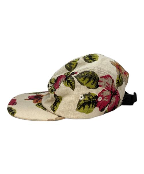 stussy（ステューシー）stussy (ステューシー) 花柄 ジェット キャップ アイボリーの古着・服飾アイテム