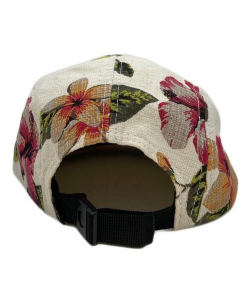 stussy（ステューシー）stussy (ステューシー) 花柄 ジェット キャップ アイボリーの古着・服飾アイテム