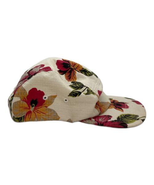 stussy（ステューシー）stussy (ステューシー) 花柄 ジェット キャップ アイボリーの古着・服飾アイテム