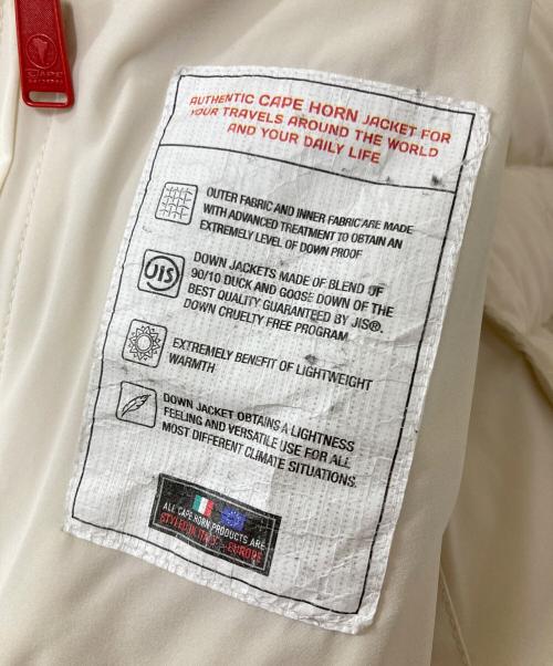 CAPE HORN（ケープホーン）CAPE HORN (ケープホーン) ダウンジャケット アイボリー サイズ:42の古着・服飾アイテム