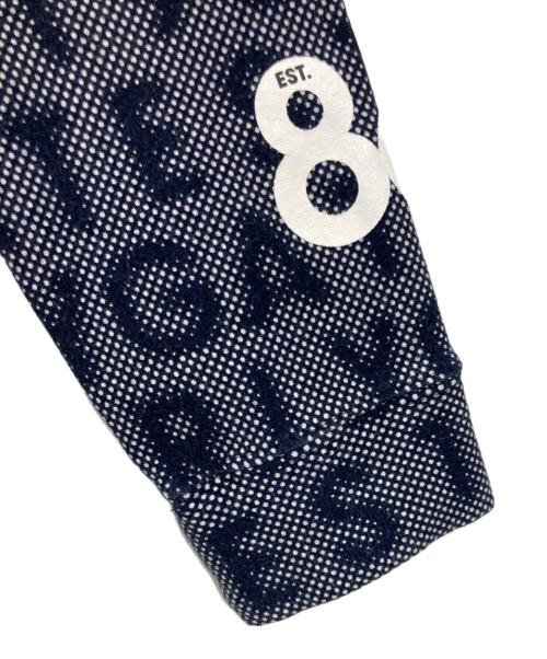 PEARLY GATES（パーリーゲイツ）PEARLY GATES (パーリーゲイツ) 長袖ストレッチガーゼ裏毛起毛ハイネックカットソー ネイビー サイズ:5の古着・服飾アイテム