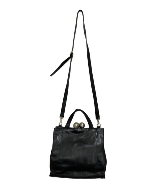 kawa-kawa（カワカワ）kawa-kawa (カワカワ) がま口ショルダーバッグ ブラックの古着・服飾アイテム