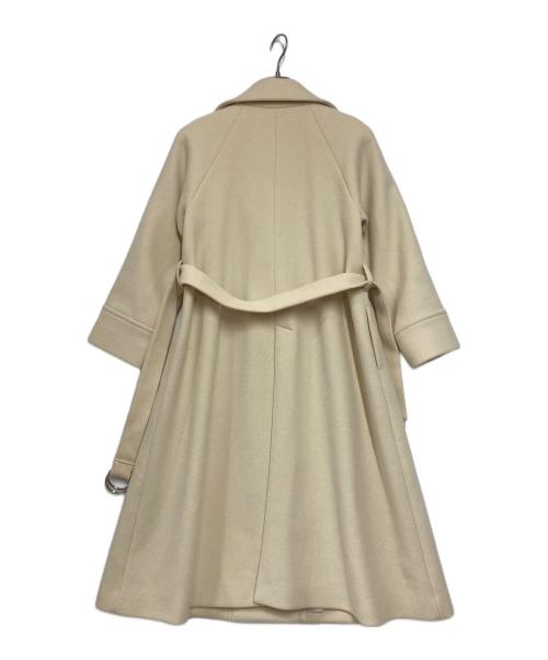 EMMEL REFINES（エメル リファインズ）EMMEL REFINES (エメル リファインズ) ベルテッドコート アイボリー サイズ:Sの古着・服飾アイテム