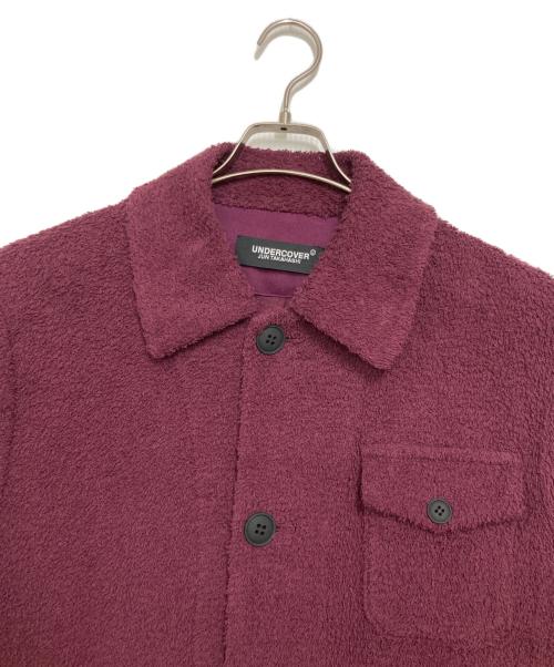 UNDERCOVER（アンダーカバー）UNDERCOVER (アンダーカバー) コットンパイルステンカラーコート ボルドー サイズ:２の古着・服飾アイテム