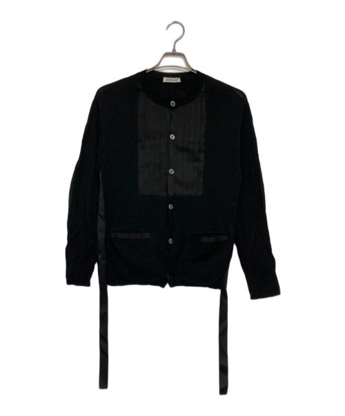 UNDERCOVER（アンダーカバー）UNDERCOVER (アンダーカバー) プリーツウールカーディガン ブラック サイズ:１の古着・服飾アイテム