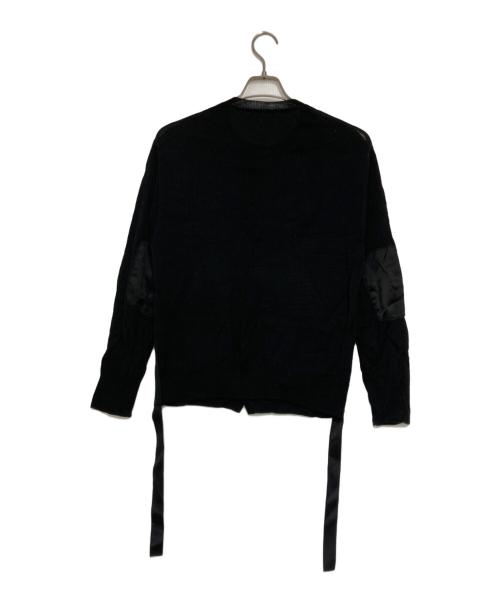 UNDERCOVER（アンダーカバー）UNDERCOVER (アンダーカバー) プリーツウールカーディガン ブラック サイズ:１の古着・服飾アイテム