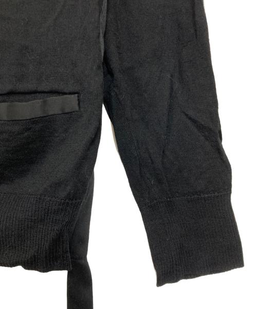 UNDERCOVER（アンダーカバー）UNDERCOVER (アンダーカバー) プリーツウールカーディガン ブラック サイズ:１の古着・服飾アイテム