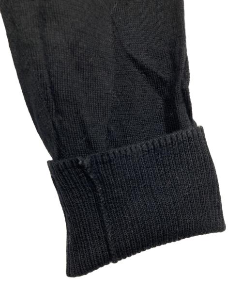 UNDERCOVER（アンダーカバー）UNDERCOVER (アンダーカバー) プリーツウールカーディガン ブラック サイズ:１の古着・服飾アイテム