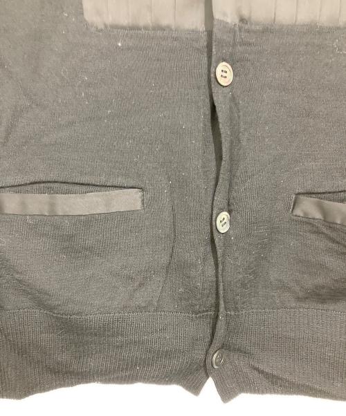 UNDERCOVER（アンダーカバー）UNDERCOVER (アンダーカバー) プリーツウールカーディガン ブラック サイズ:１の古着・服飾アイテム