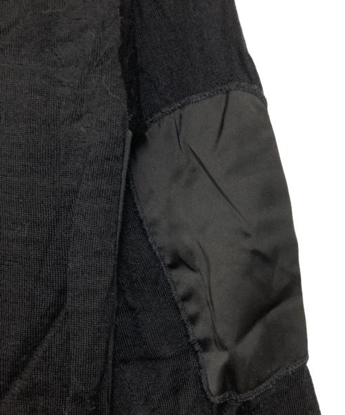 UNDERCOVER（アンダーカバー）UNDERCOVER (アンダーカバー) プリーツウールカーディガン ブラック サイズ:１の古着・服飾アイテム