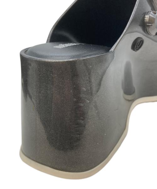 melissa（メリッサ）melissa (メリッサ) UNDERCOVER (アンダーカバー) ストーンデザインサンダル ブラック サイズ:22cmの古着・服飾アイテム