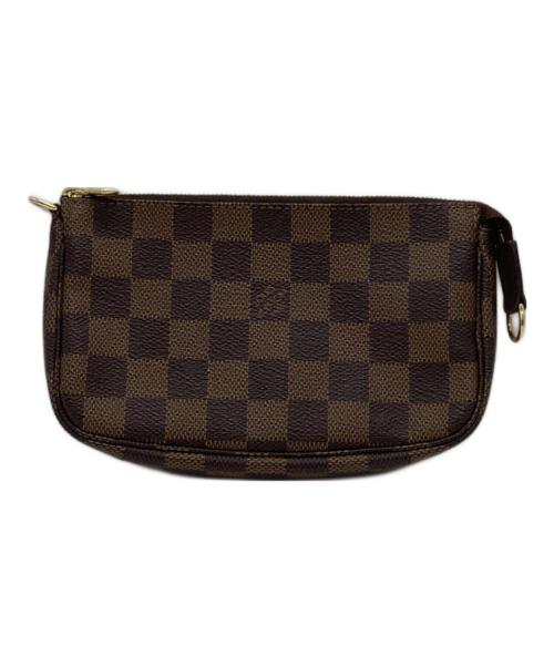LOUIS VUITTON（ルイ ヴィトン）LOUIS VUITTON (ルイ ヴィトン) ミニ・ポシェット・アクセソワール ブラウンの古着・服飾アイテム
