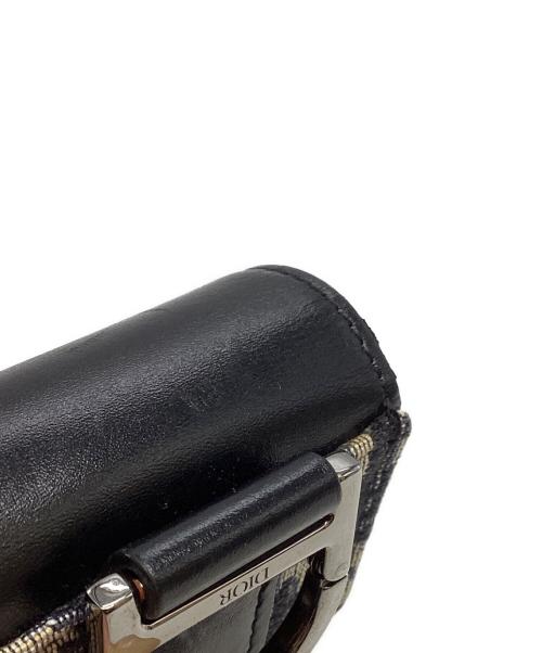 Christian Dior（クリスチャン ディオール）Christian Dior (クリスチャン ディオール) Air Pods ケース ブラック×ブルーの古着・服飾アイテム