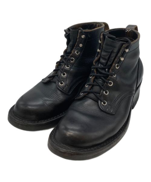 NICK'S BOOTS（ニックスブーツ）NICK'S BOOTS (ニックスブーツ) ショートブーツ ブラック サイズ:8 1/2の古着・服飾アイテム