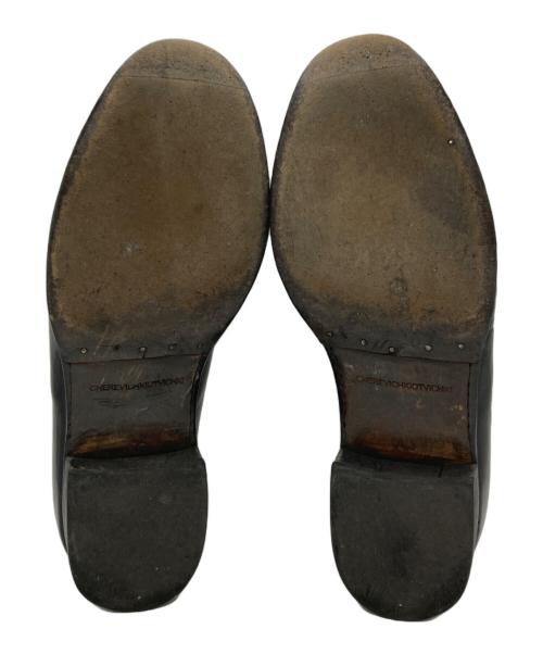 CHEREVICHKIOTVICHKI（シェレヴィッキオヴィッキ）CHEREVICHKIOTVICHKI (シェレヴィッキオヴィッキ) レザーシューズ ブラック サイズ:42の古着・服飾アイテム