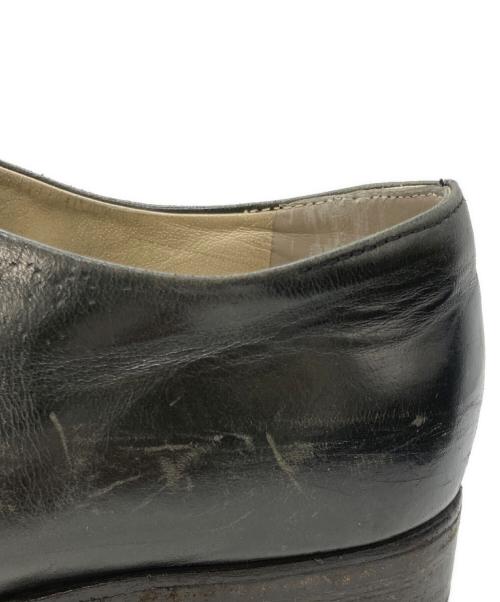 CHEREVICHKIOTVICHKI（シェレヴィッキオヴィッキ）CHEREVICHKIOTVICHKI (シェレヴィッキオヴィッキ) レザーシューズ ブラック サイズ:42の古着・服飾アイテム