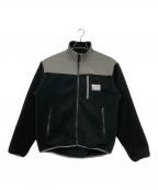 HUMAN MADEヒューマンメイド）の古着「フリースジャケット」｜グレー×ブラック