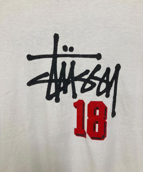 stussy（ステューシー）stussy (ステューシー) WORLD LEAGUE 1990-1998 TEE ホワイト サイズ:Ｍの古着・服飾アイテム