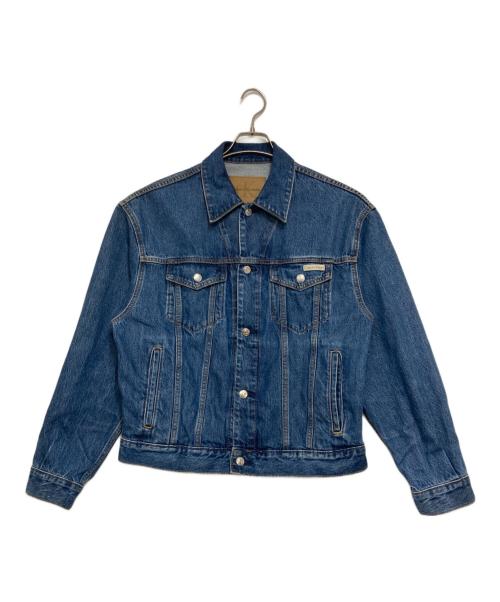 Calvin Klein（カルバンクライン）Calvin Klein (カルバンクライン) 90s パシフィコトラッカー デニムジャケット ブルー サイズ:Ｓの古着・服飾アイテム
