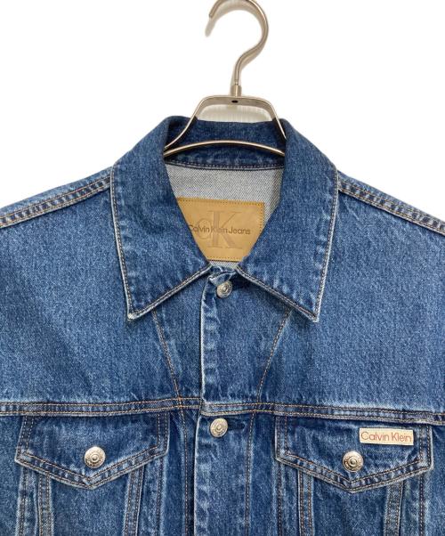 Calvin Klein（カルバンクライン）Calvin Klein (カルバンクライン) 90s パシフィコトラッカー デニムジャケット ブルー サイズ:Ｓの古着・服飾アイテム