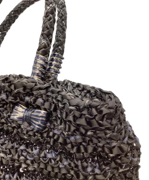 ANTEPRIMA MISTO（アンテプリマミスト）ANTEPRIMA MISTO (アンテプリマミスト) リボンハンドバッグ ブラックの古着・服飾アイテム