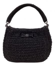 ANTEPRIMA（アンテプリマ）の古着「リボンワンショルダーバッグ」｜ブラック