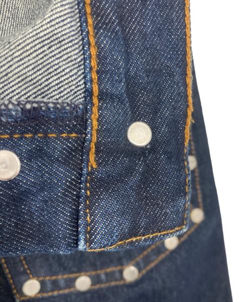 DRIES VAN NOTEN（ドリスヴァンノッテン）DRIES VAN NOTEN (ドリスヴァンノッテン) マルチリベット スタッズ デニムスカート インディゴ サイズ:36の古着・服飾アイテム