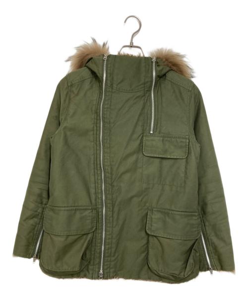 ZUCCA（ズッカ）ZUCCA (ズッカ) 再構築ミリタリージャケット/Reworked Military Jacket グリーン サイズ:Ｍの古着・服飾アイテム