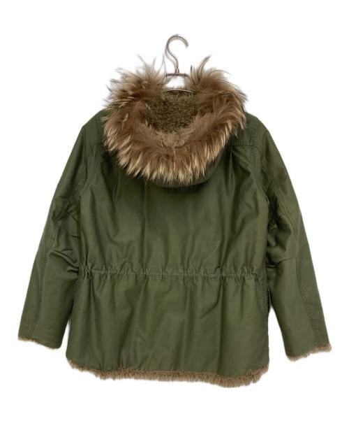 ZUCCA（ズッカ）ZUCCA (ズッカ) 再構築ミリタリージャケット/Reworked Military Jacket グリーン サイズ:Ｍの古着・服飾アイテム