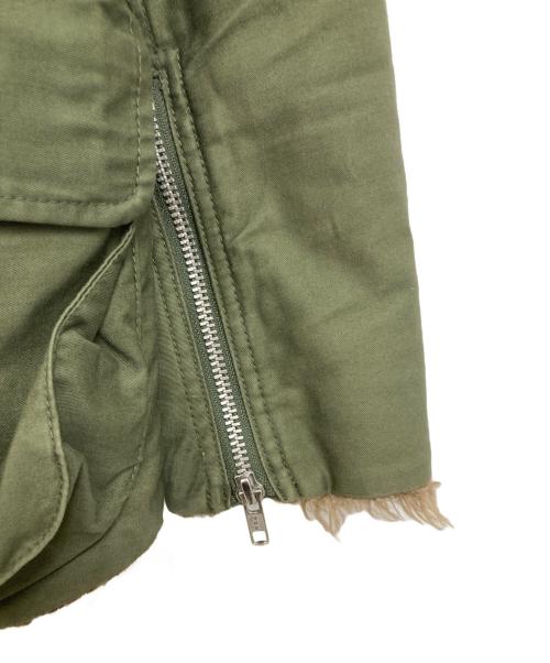 ZUCCA（ズッカ）ZUCCA (ズッカ) 再構築ミリタリージャケット/Reworked Military Jacket グリーン サイズ:Ｍの古着・服飾アイテム